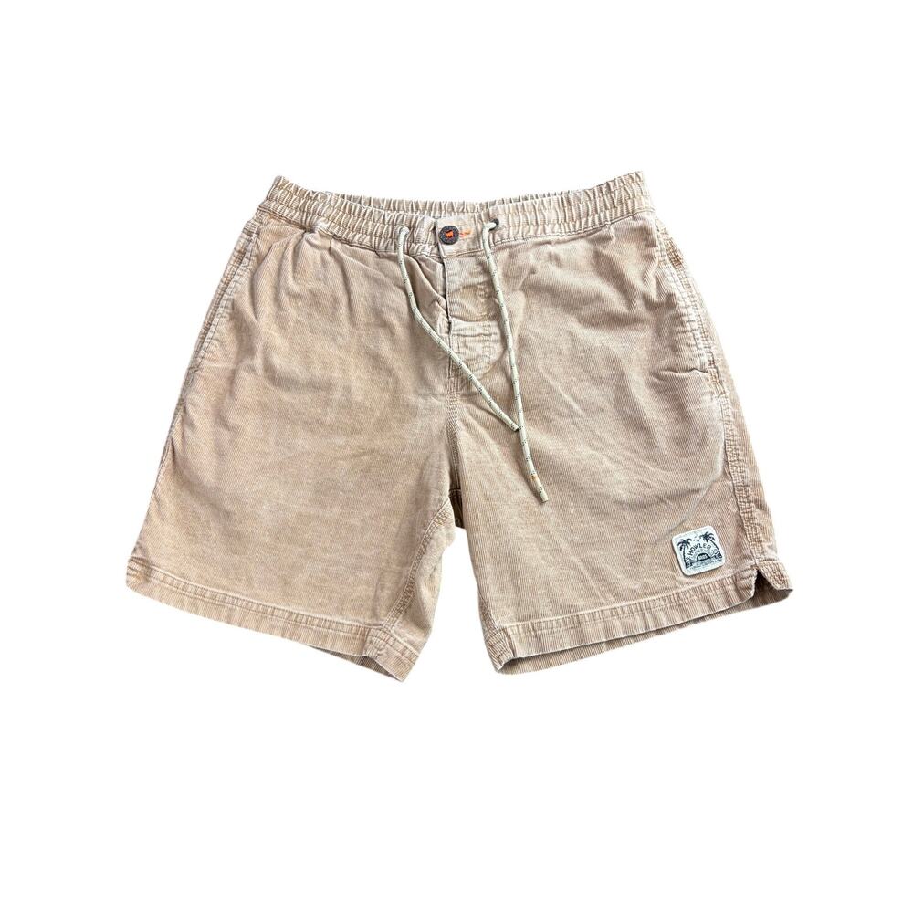 Howler Bros Pressure Drop Cord Shorts Khaki Tan Corduroy Men’s 32